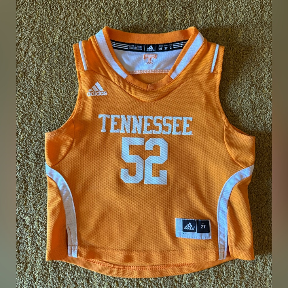 Adidas Orange and White Tennessee Volunteers Jersey Toddler 2T